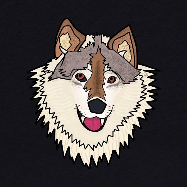 Smiley wolf by onategraphics